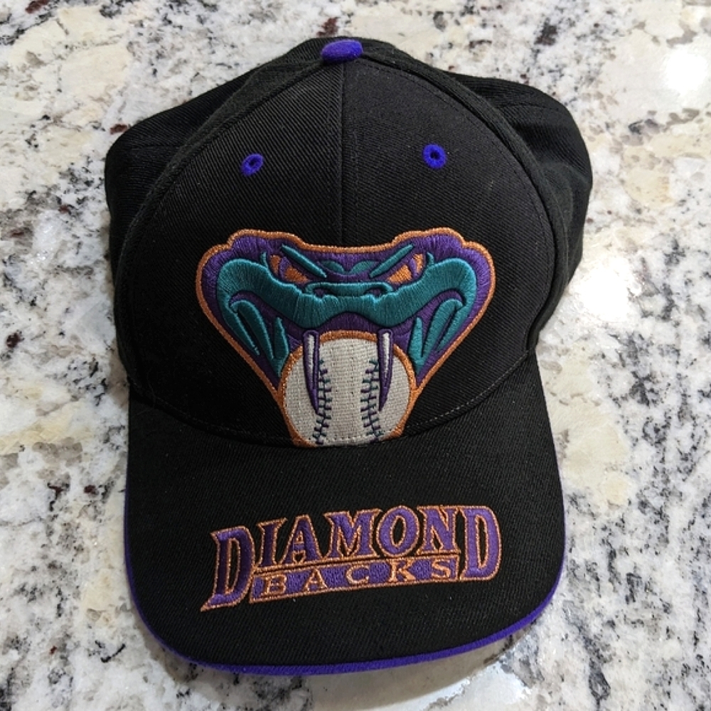 Rare Vintage Arizona Diamondbacks MLB Twin Enterprise Embroidered SnapBack Hat